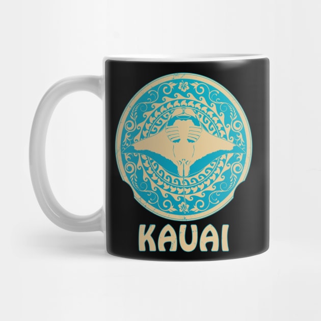 Manta Ray Shield of Kauai by NicGrayTees